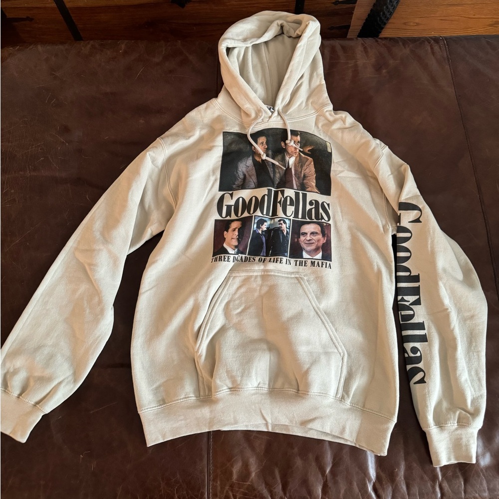 Goodfellas Graphic Hoodie - Cream
